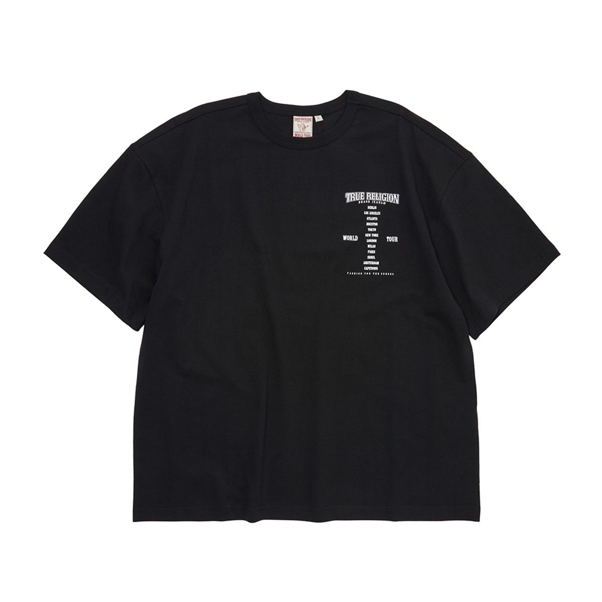 트루릴리젼(TRUERELIGION) WORLD TOUR T-SHIRT_BLACK