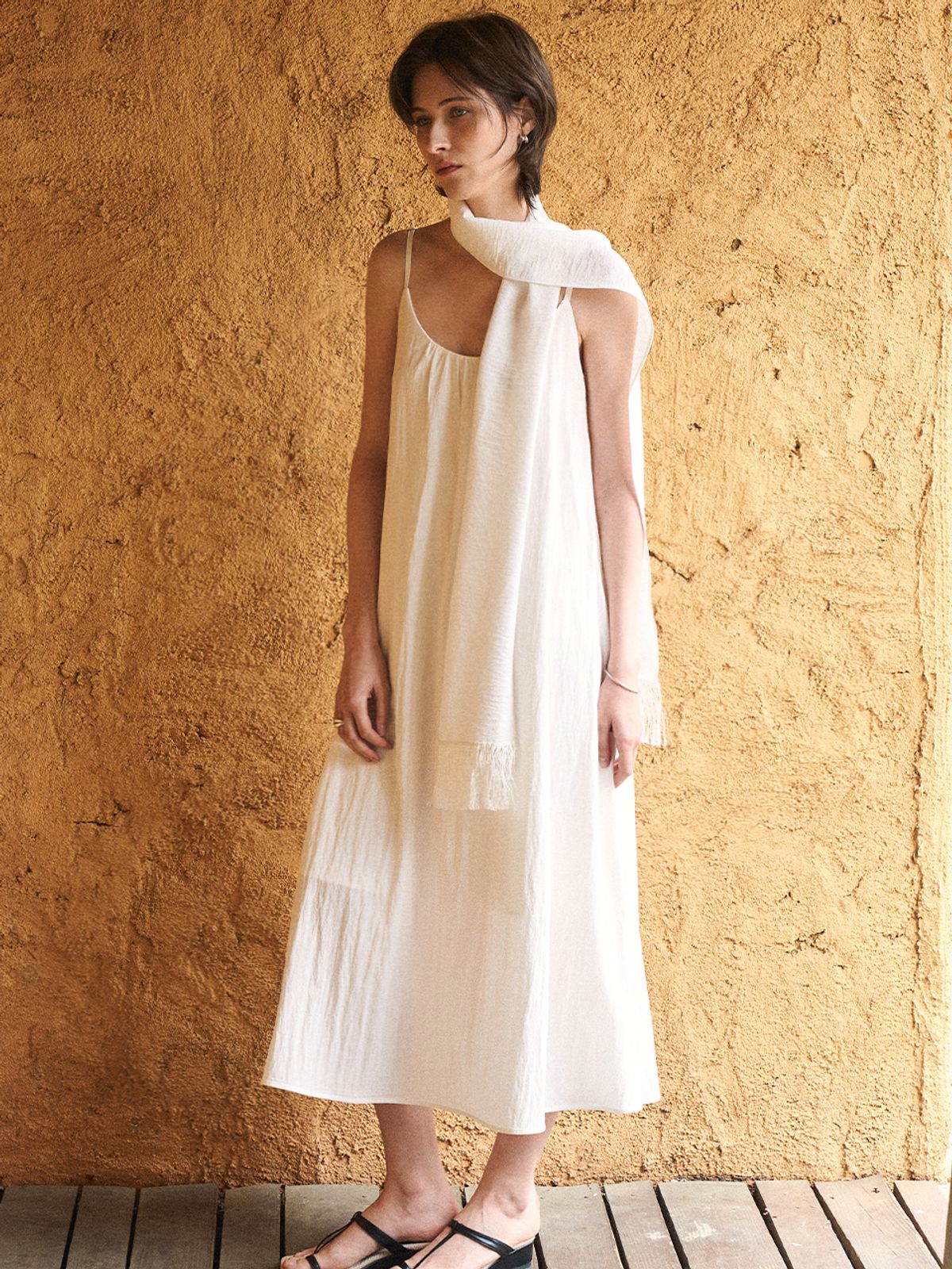 안젤로비안코(ANGELO BIANCO) Jane dress_WHITE