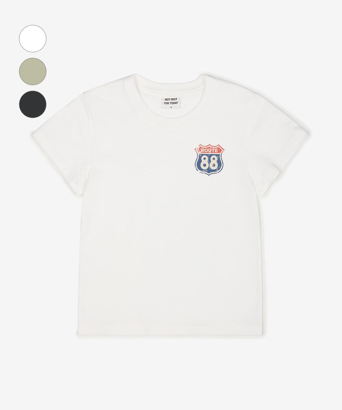 낫온리포투데이(NOT ONLY FOR TODAY) 우먼즈 루트 88 반소매 티셔츠 (3Color)