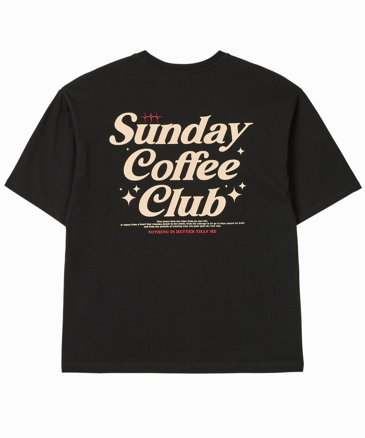 낫띵이즈베럴댄미(NOTHINGISBETTERTHANME) COFFEE CLUB TEE_black