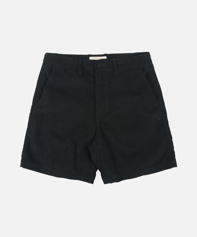 CORDUROY COMFORT SHORTS _ BLACK