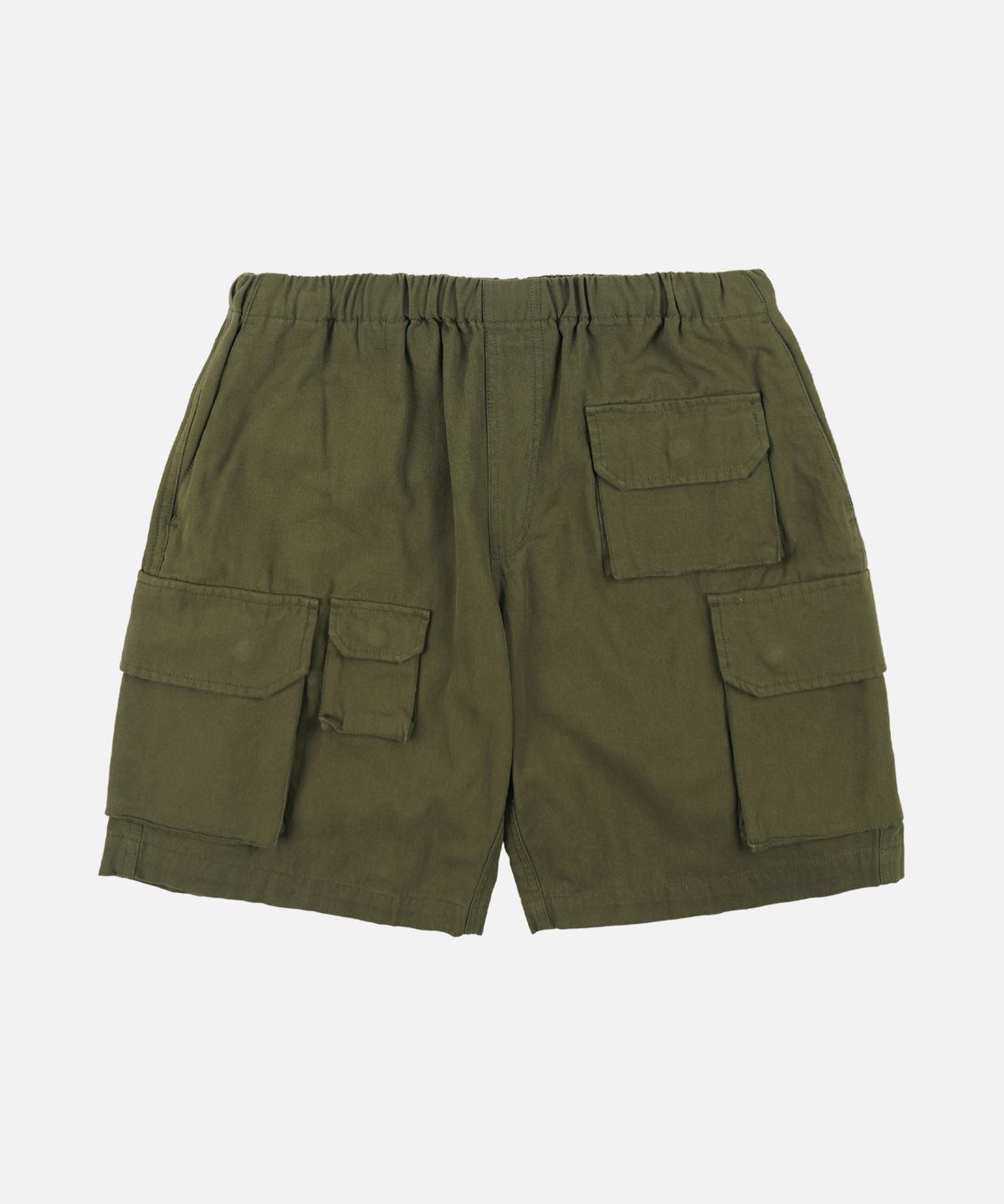 프리즘웍스(FRIZMWORKS) CANVAS MULTI POCKET SHORTS _ OLIVE