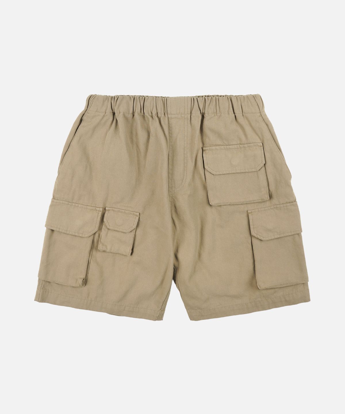 프리즘웍스(FRIZMWORKS) CANVAS MULTI POCKET SHORTS _ KHAKI BEIGE