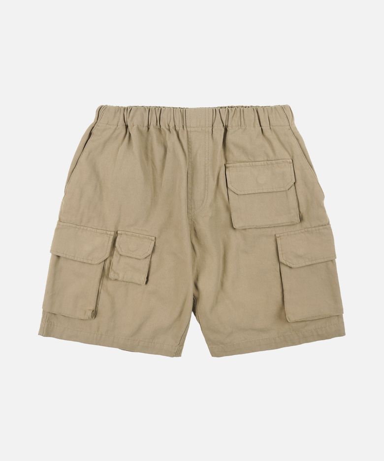 CANVAS MULTI POCKET SHORTS _ KHAKI BEIGE