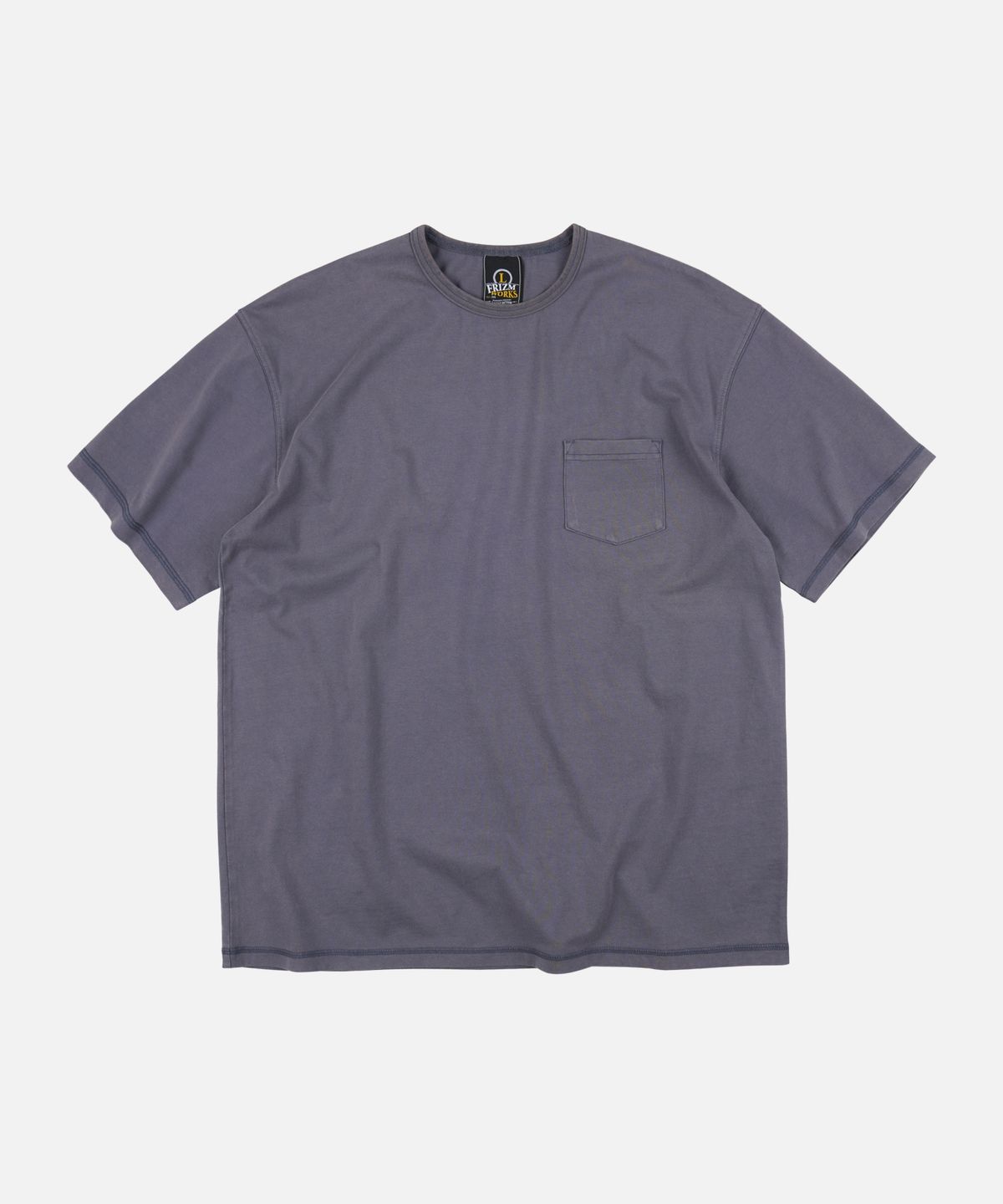 프리즘웍스(FRIZMWORKS) VINTAGE POCKET HALF TEE _ NAVY