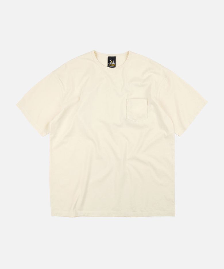 VINTAGE POCKET HALF TEE _ IVORY