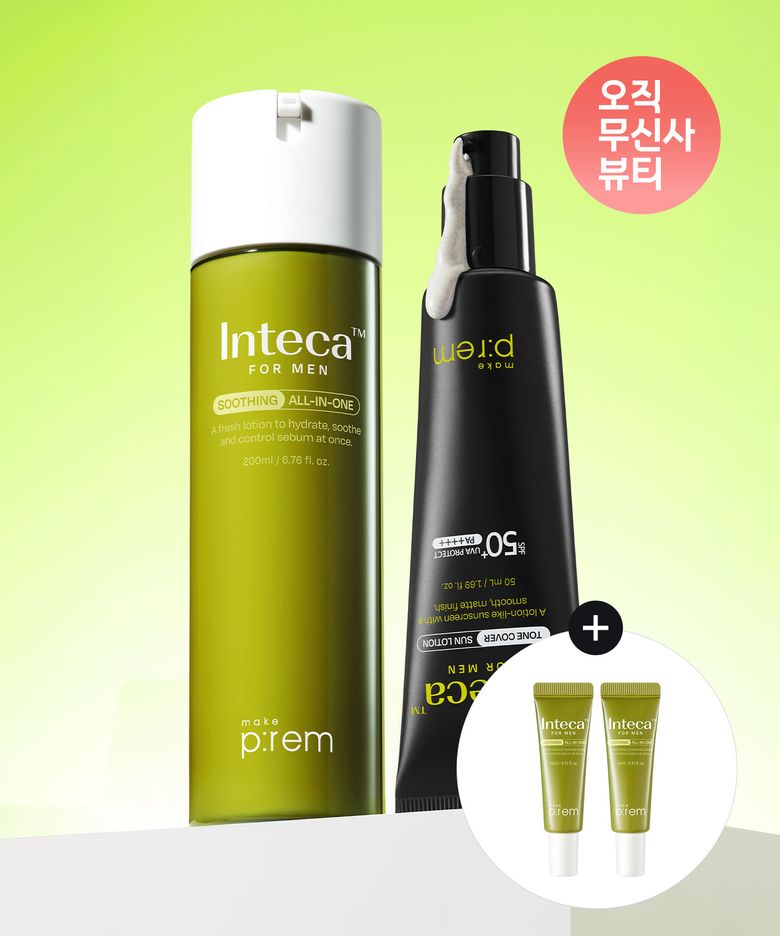 [올인원20ml추가]인테카 포맨 올인원 200ml + 선로션 50ml