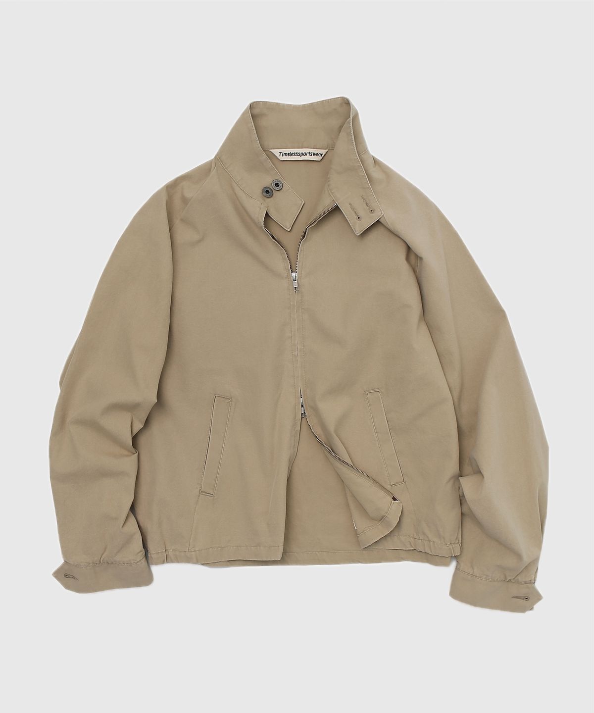 타임리스 스포츠웨어(TIMELESS SPORTSWEAR) Washed Sports Master Jacket Old Beige