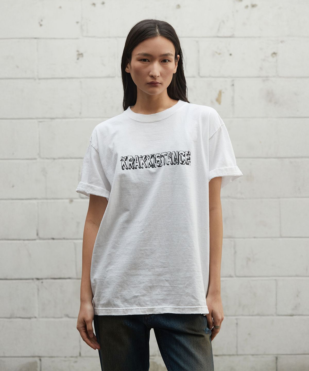 크래키(KRAKKI) [Unisex] Stance Logo Tee_White [KR265PUT411]