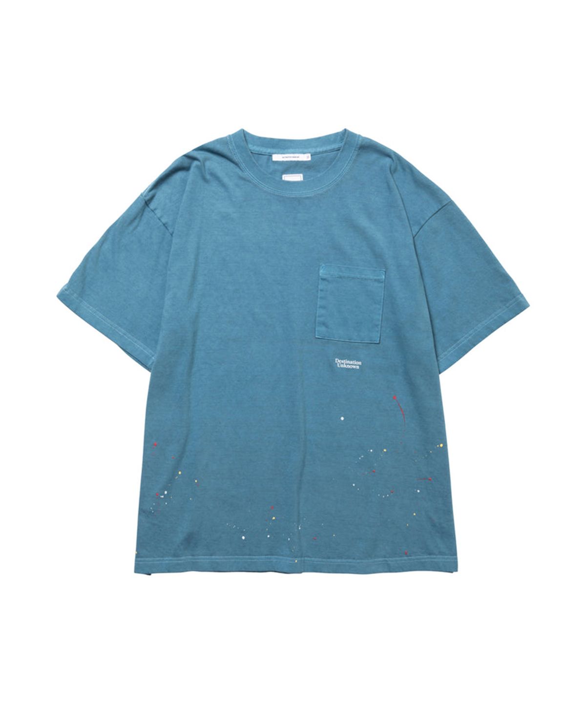 찬스클로딩(CHANCE CLOTHING) SPLATTER TEE - NAVY