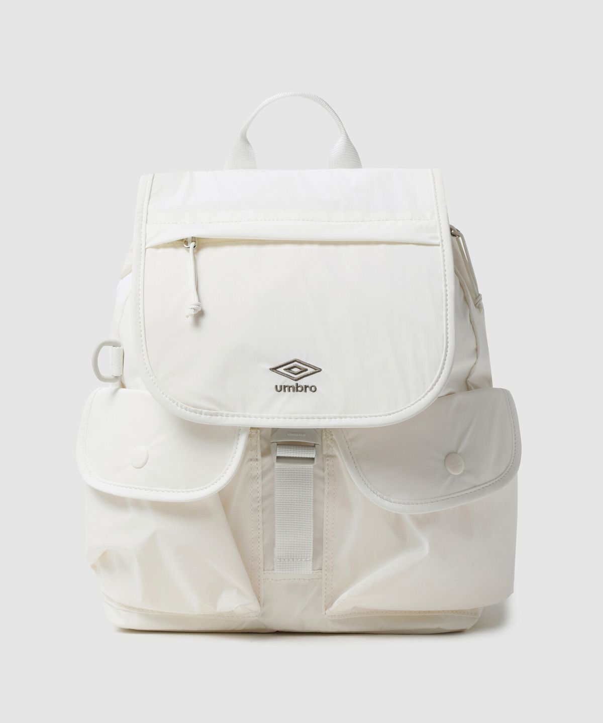 엄브로(UMBRO) 플랩 럭색 백팩 (10L) 아이보리 UR223CBP51