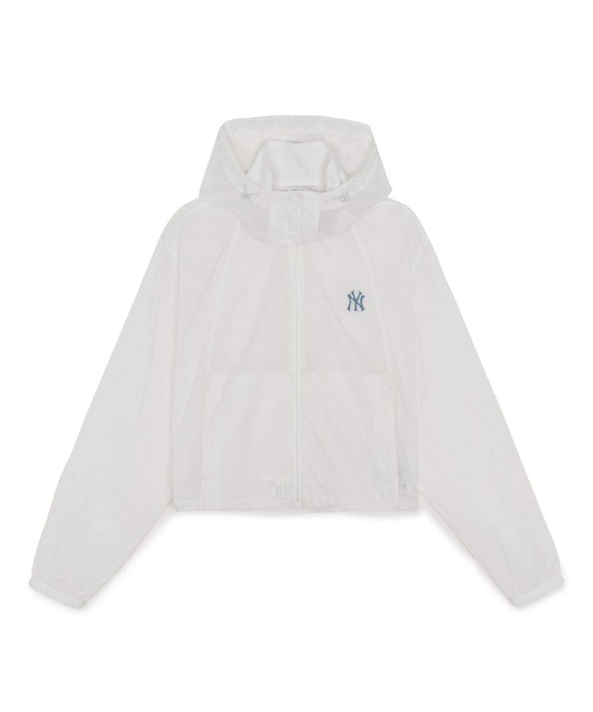엠엘비(MLB) 여성 스포티브 립스탑 초경량 시스루 바람막이 NY (White)