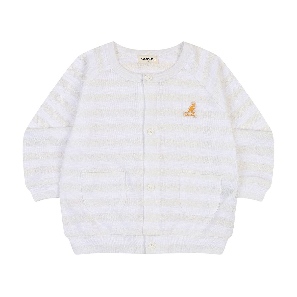 캉골키즈(KANGOL KIDS) [베이비] 썸머 저지 가디건 SB 0D20 화이트