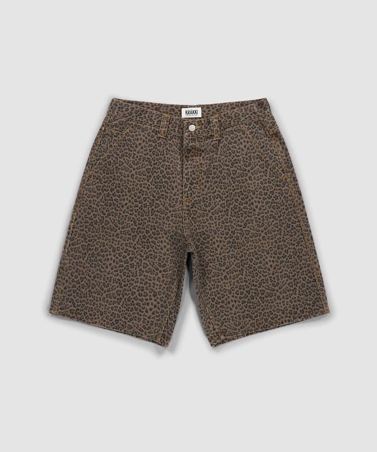 크래키(KRAKKI) [Women] Leopard Shorts_Beige [KR265PWP462]