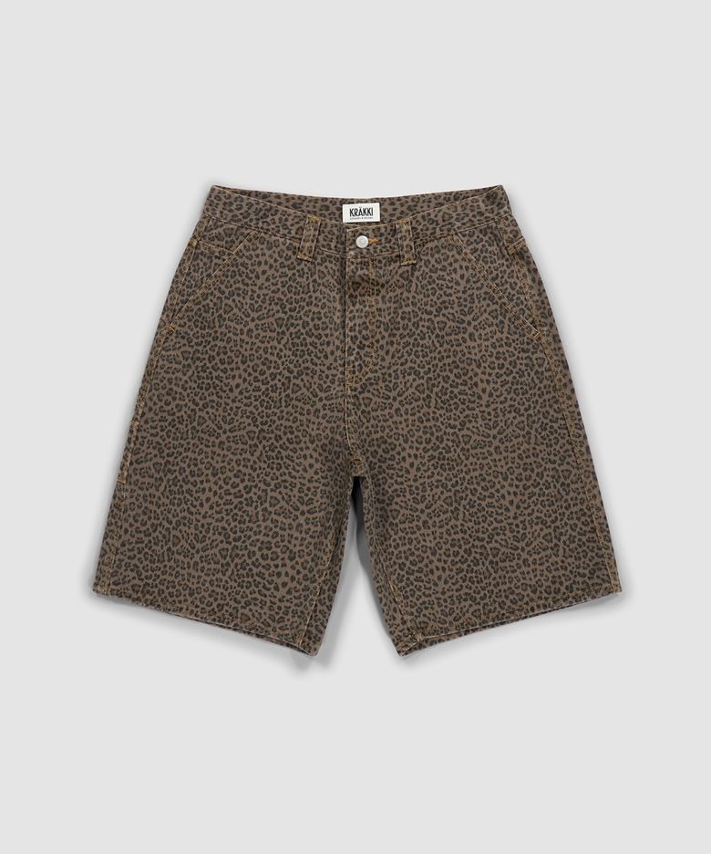 [Women] Leopard Shorts_Beige [KR265PWP462]