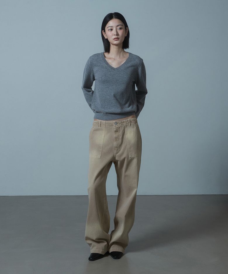 [Women] Fatigue Pants_Beige [KR265PWP451]