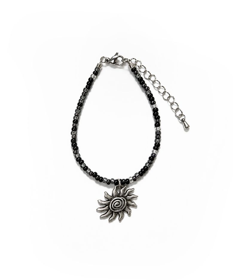 Solaris Beads Bracelet Black