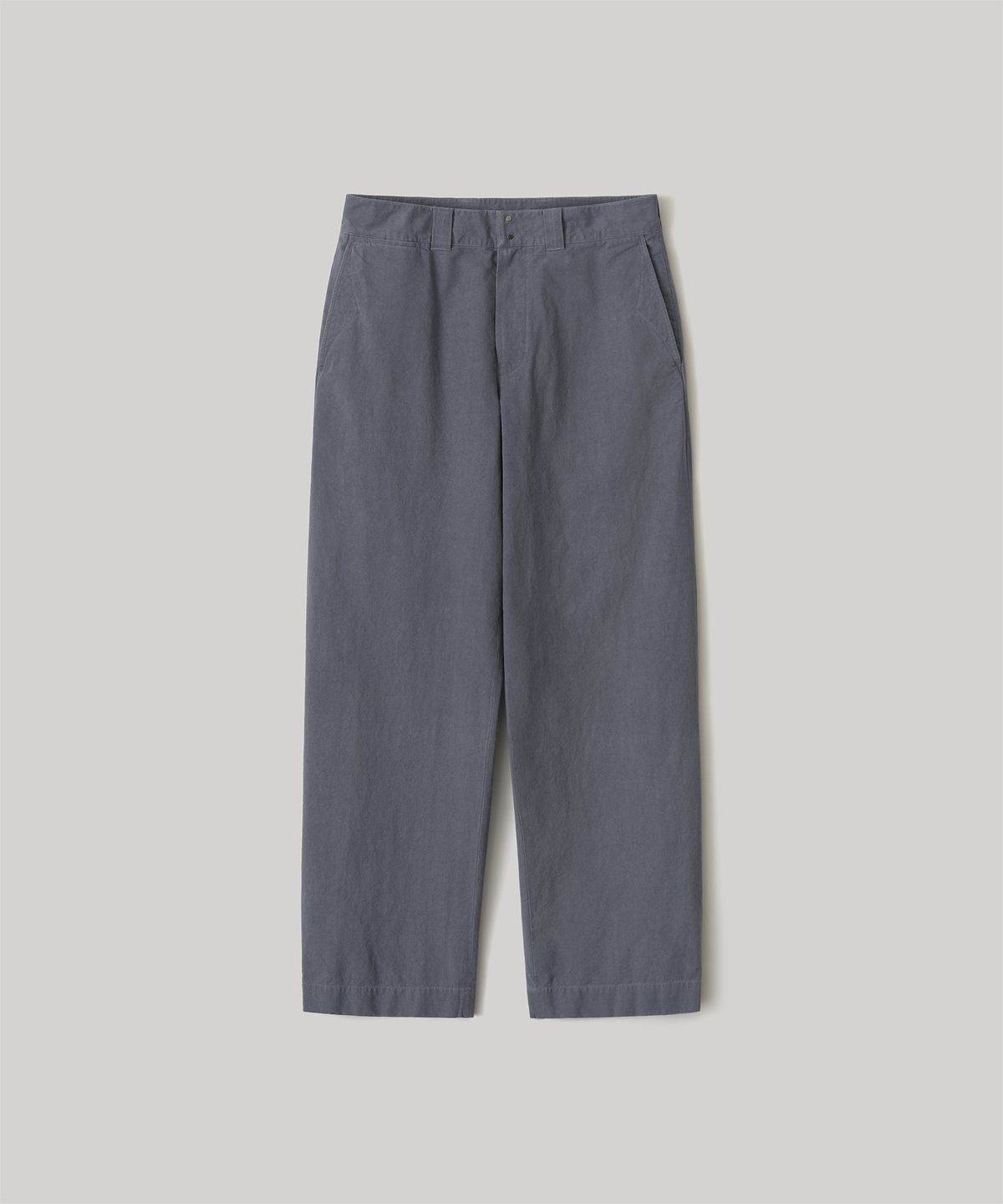 어나더 오피스(ANOTHER OFFICE) [AW] French Officer Pants (Faded Navy)