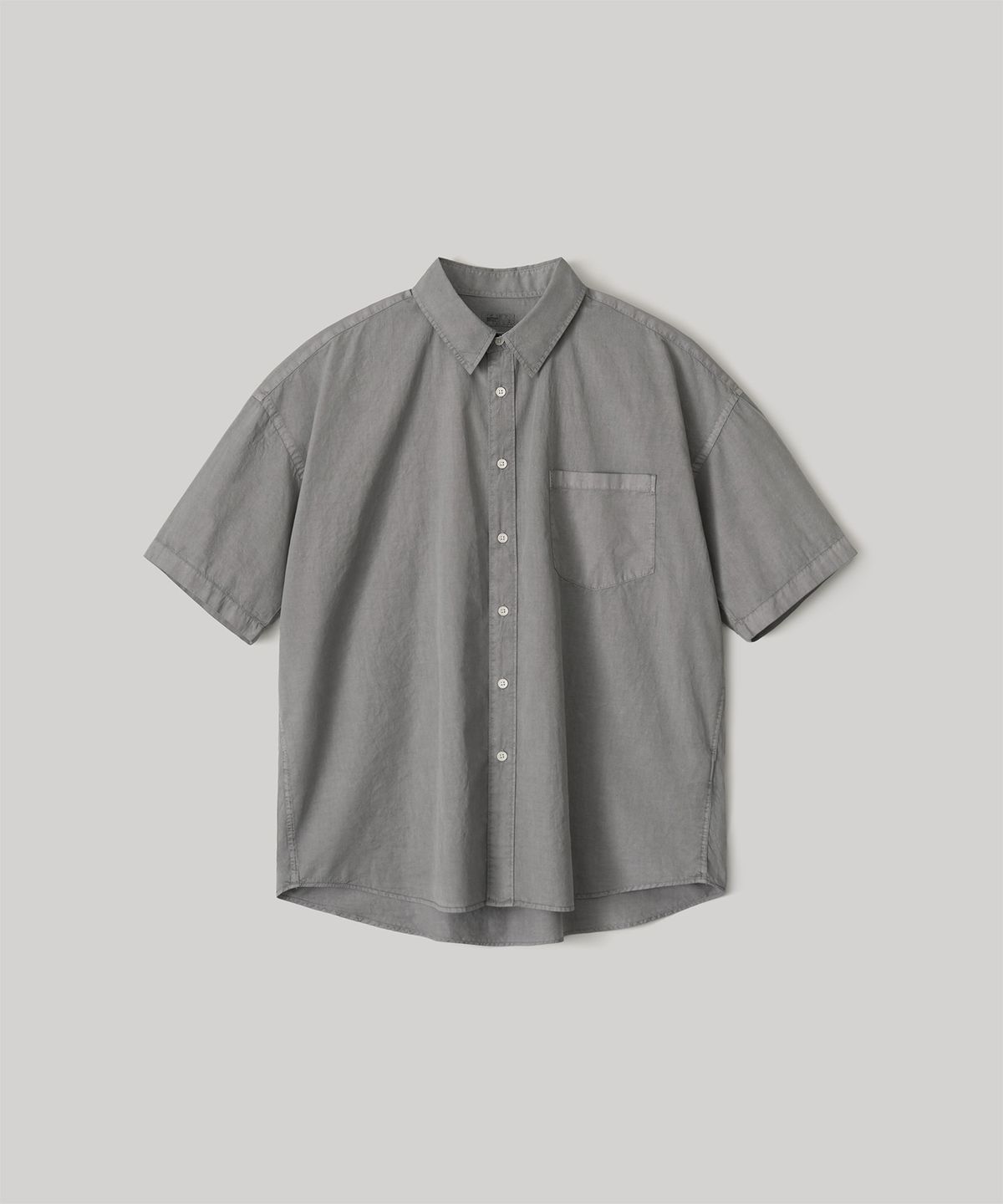 어나더 오피스(ANOTHER OFFICE) Huge Garment Shirt (Faded Gray)