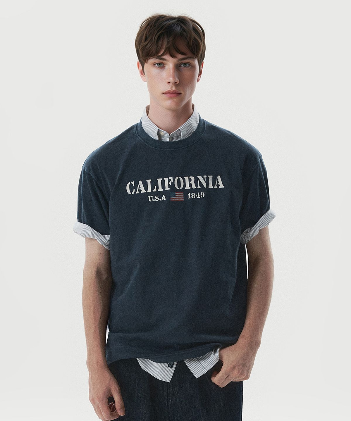 후아유(WHO.A.U) USA T-shirt / WHRAG2471U