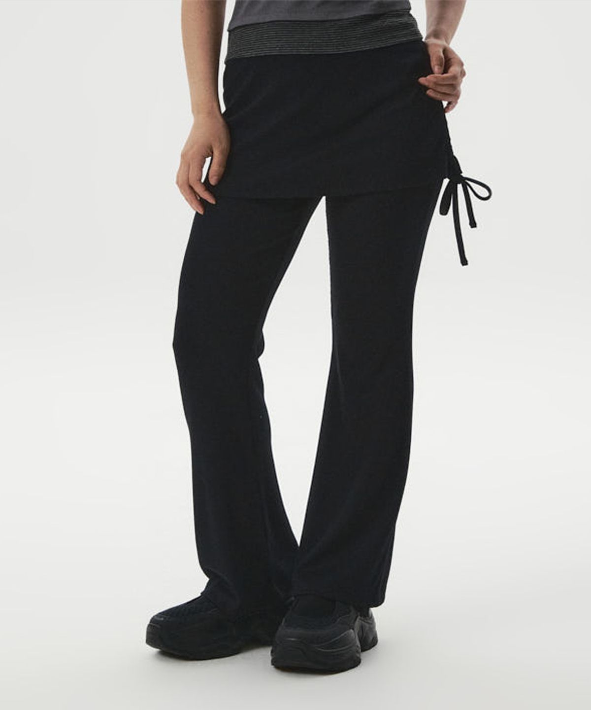 후아유(WHO.A.U) Skirt Layered Pants(F) / WHTMG3792F