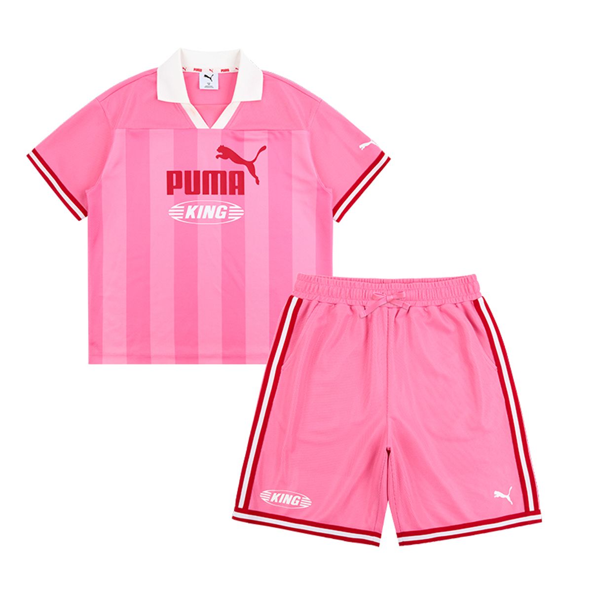 푸마 키즈(PUMA KIDS) F.C 푸키 매쉬 반팔티 세트_PK62OS307