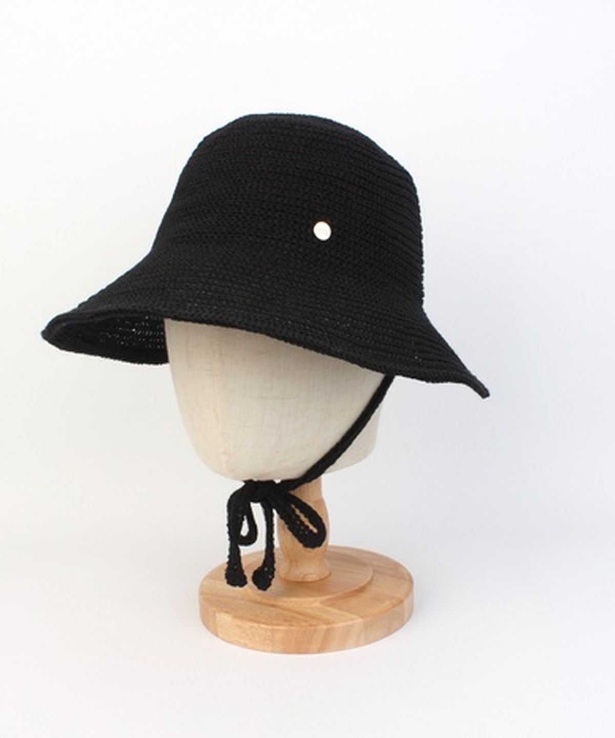 유니버셜 케미스트리(UNIVERSAL CHEMISTRY) Summer Black Logo Round Bonnet Hat 보닛햇
