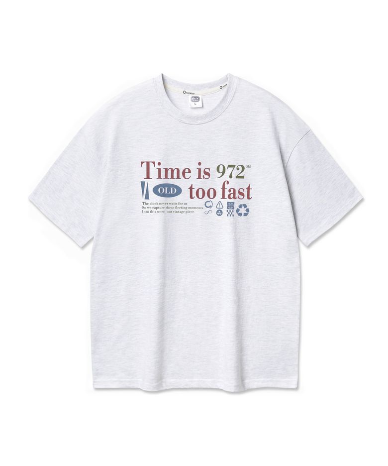 Timeistoofast 반팔티셔츠 AST3642 (2COLOR)
