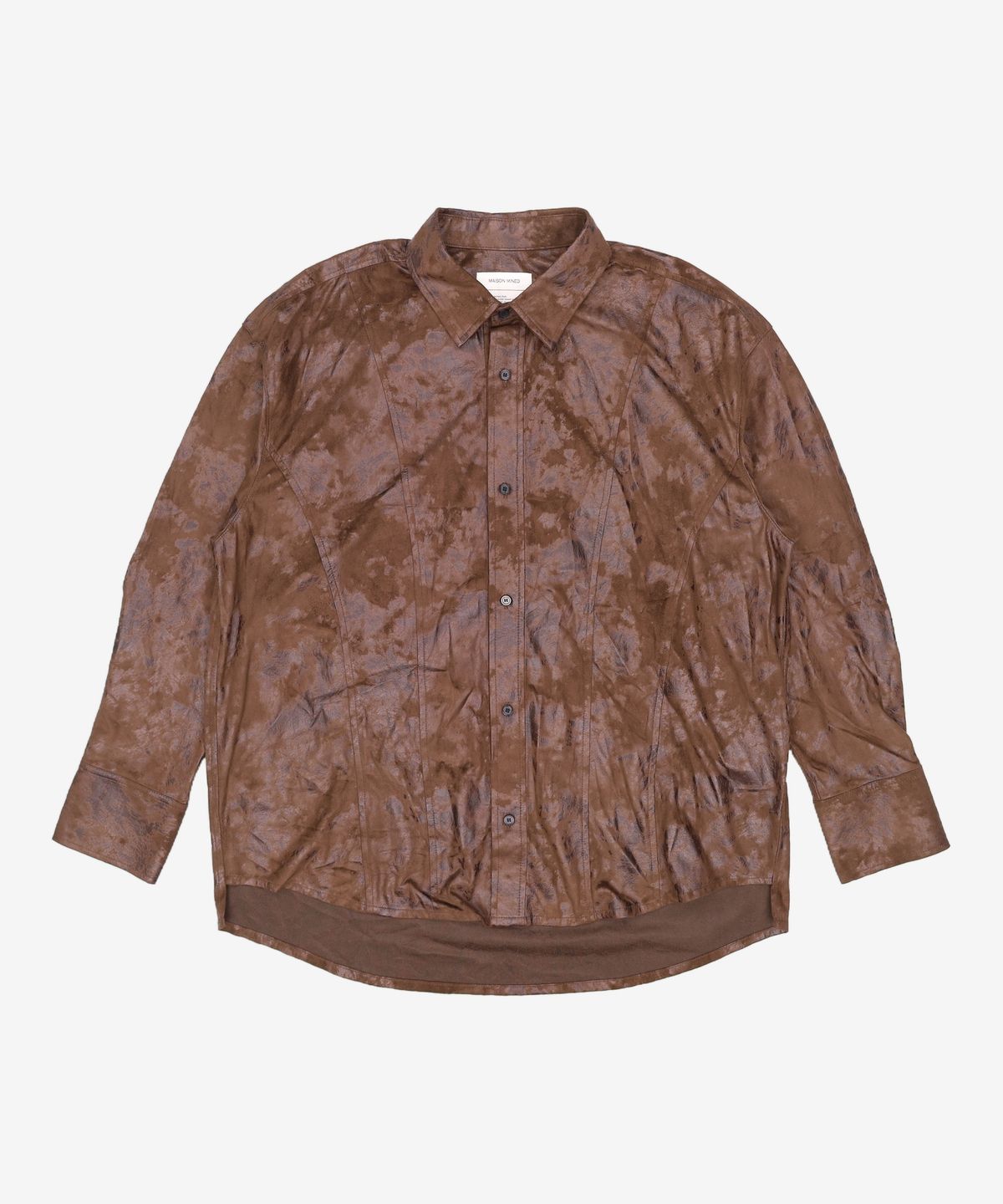 메종미네드(MAISON MINED) TRIKOT EMBER SHIRTS BROWN M