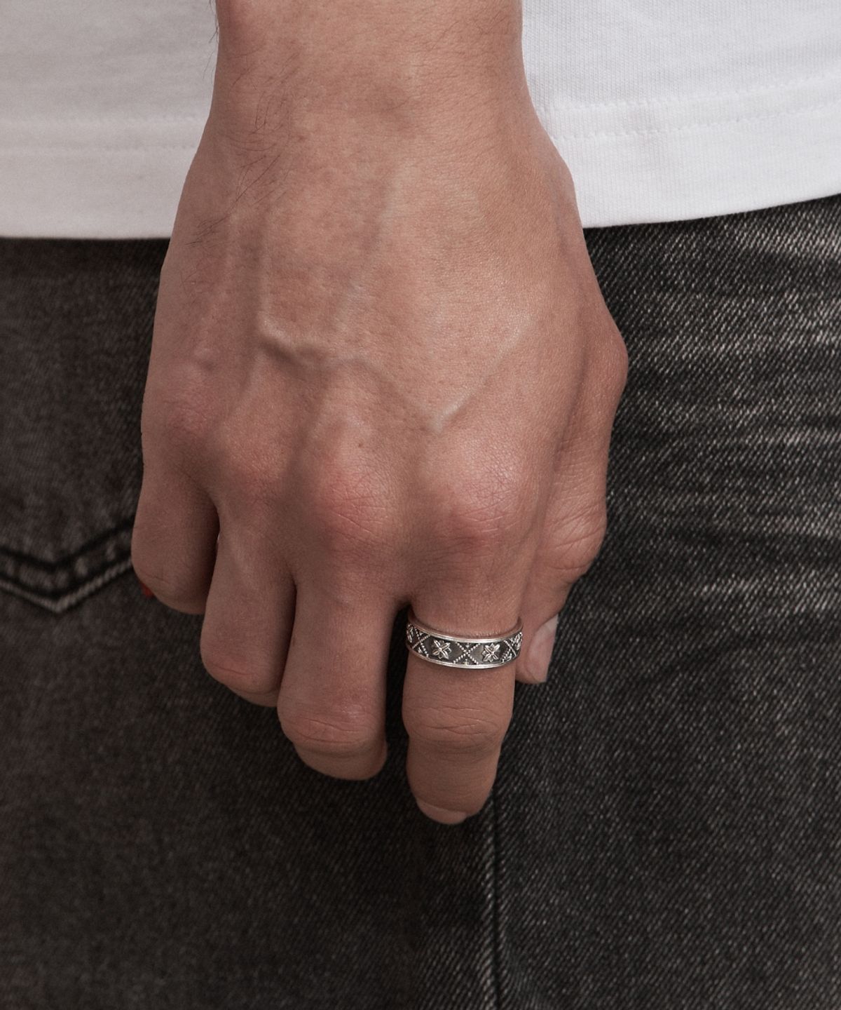 더스틸룸(THESTILLROOM) [SILVER] #R2607 Rosette curve ring