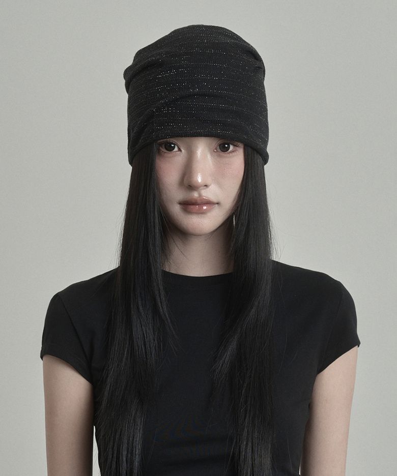 Metal Sheer Beanie (black)