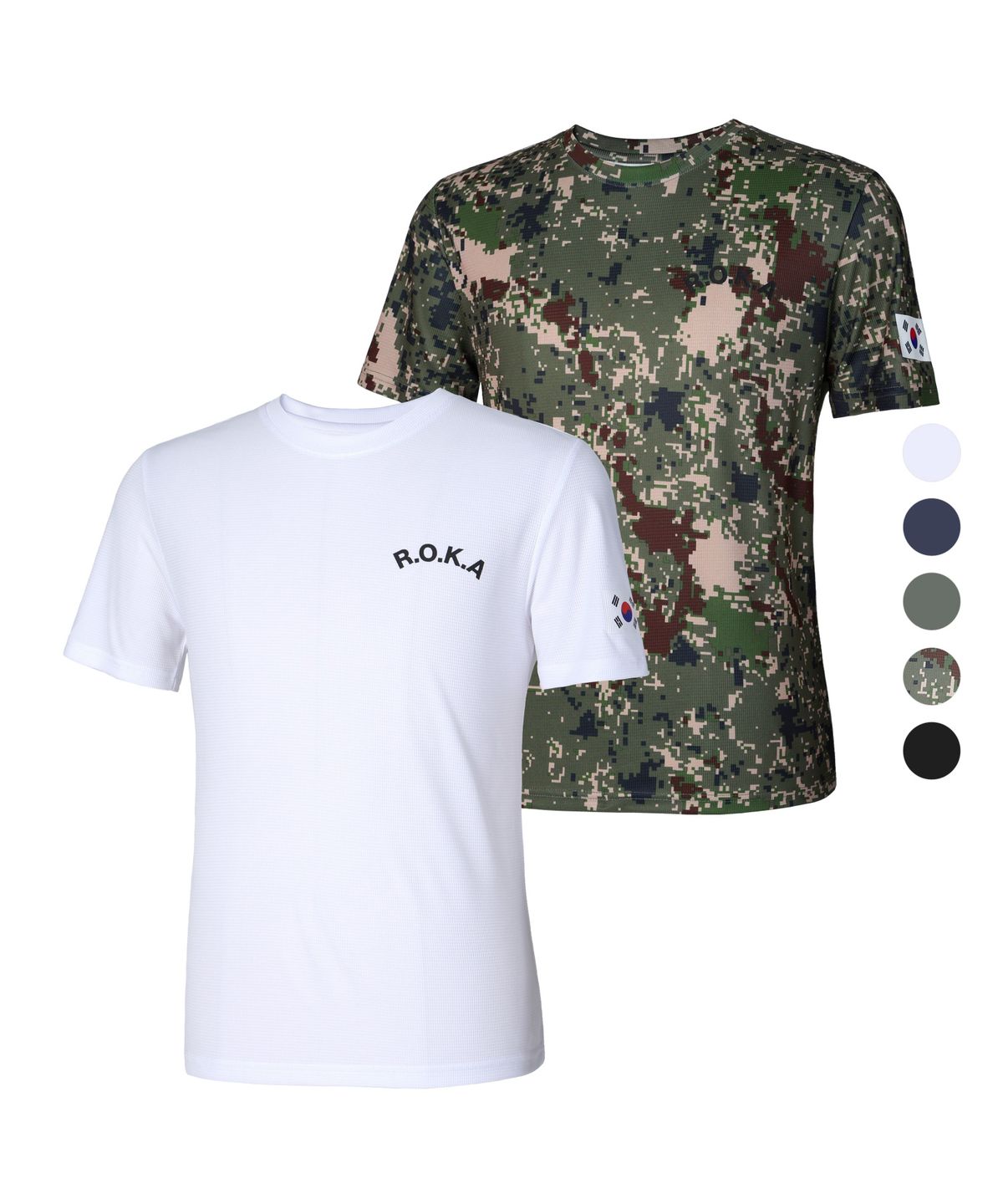 이지바이(EZBUY) 남녀공용 ROKA 로카 기능성 쿨론 라운드 반팔 티셔츠 5 Colors
