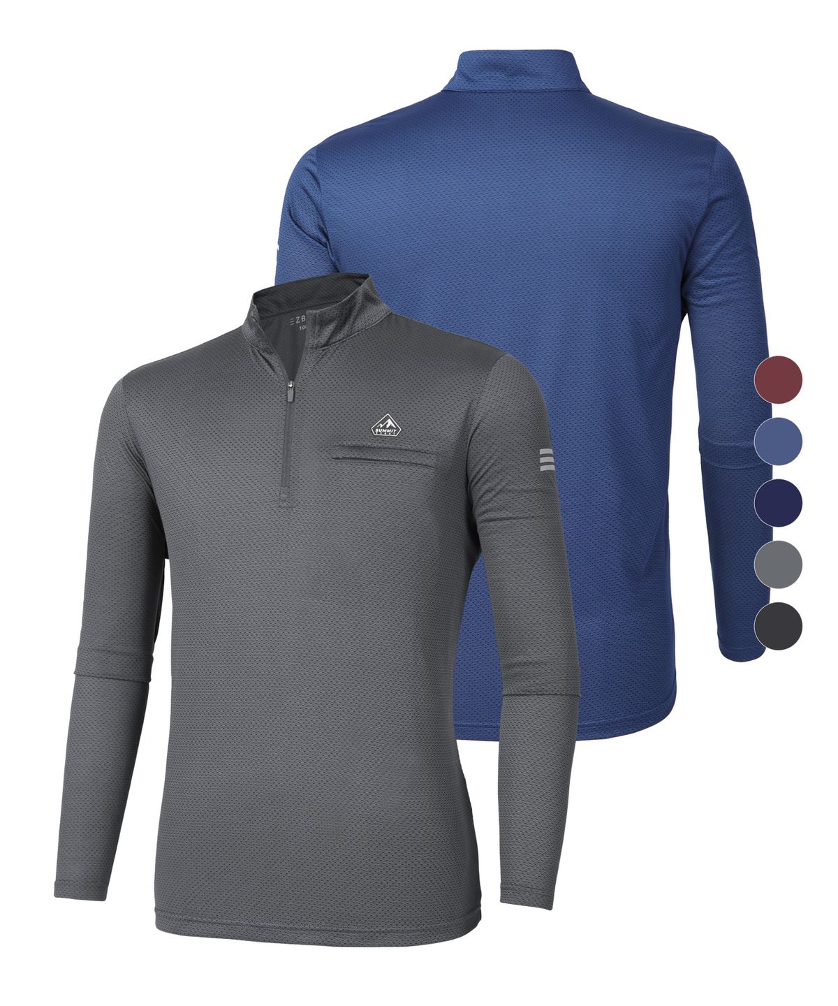 엑스트라스포티(EXTRASPORTY) 남성 심플무드 긴팔 집업 티셔츠 5 Colors