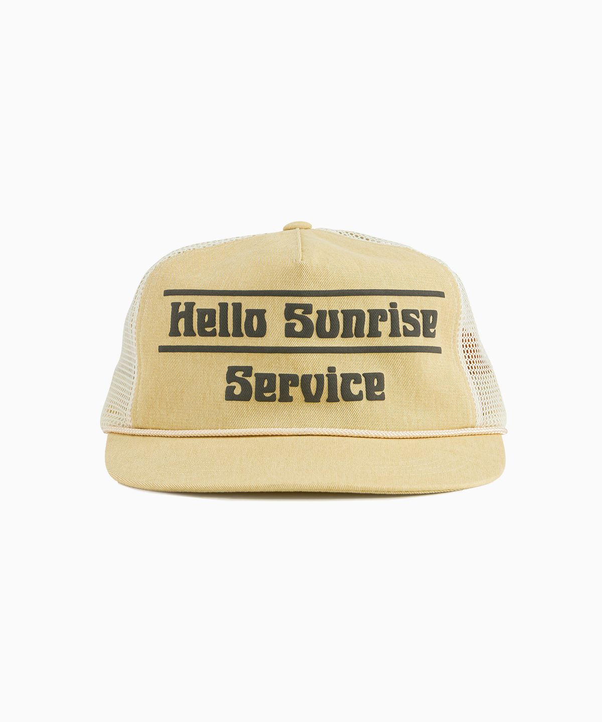 헬로 선라이즈(HELLO SUNRISE) HS Service Logo 5P Mesh Cap_Light Yellow