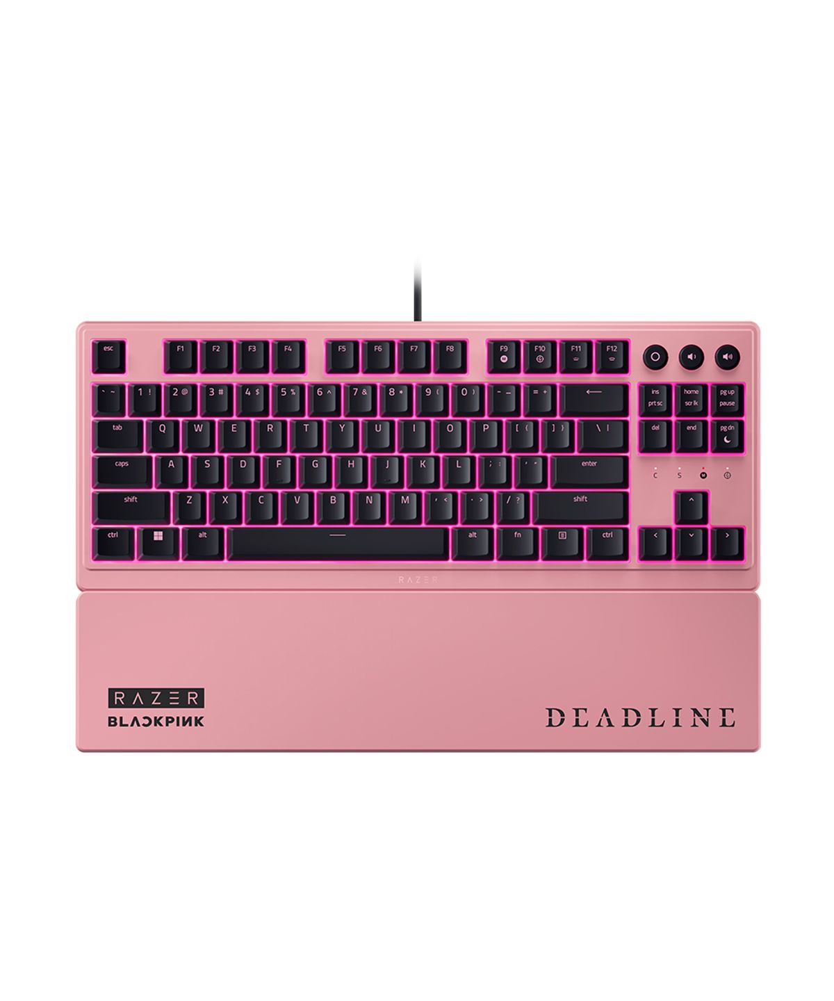 레이저(RAZER) 레이저코리아 오나타 V3 TKL 블랙핑크 에디션 유선 게이밍 키보드