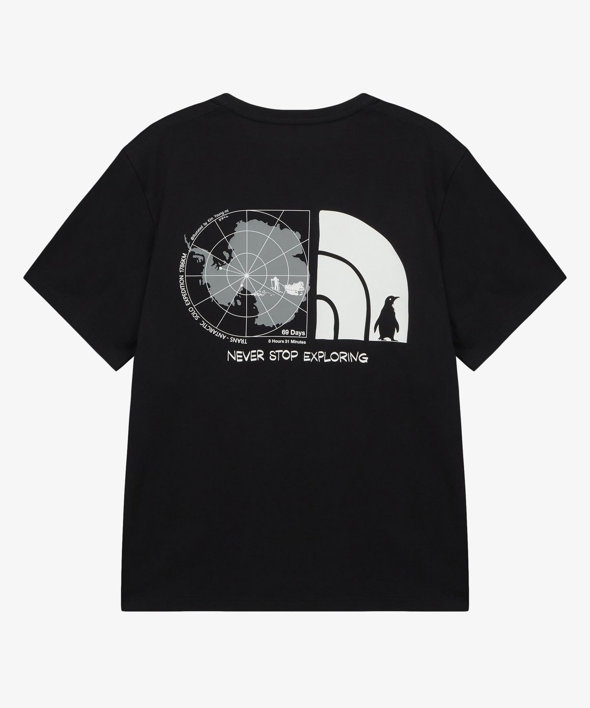 노스페이스(THE NORTH FACE) NT7US62A 남성 69데이즈 익스페디션 반팔 티 1 BLACK