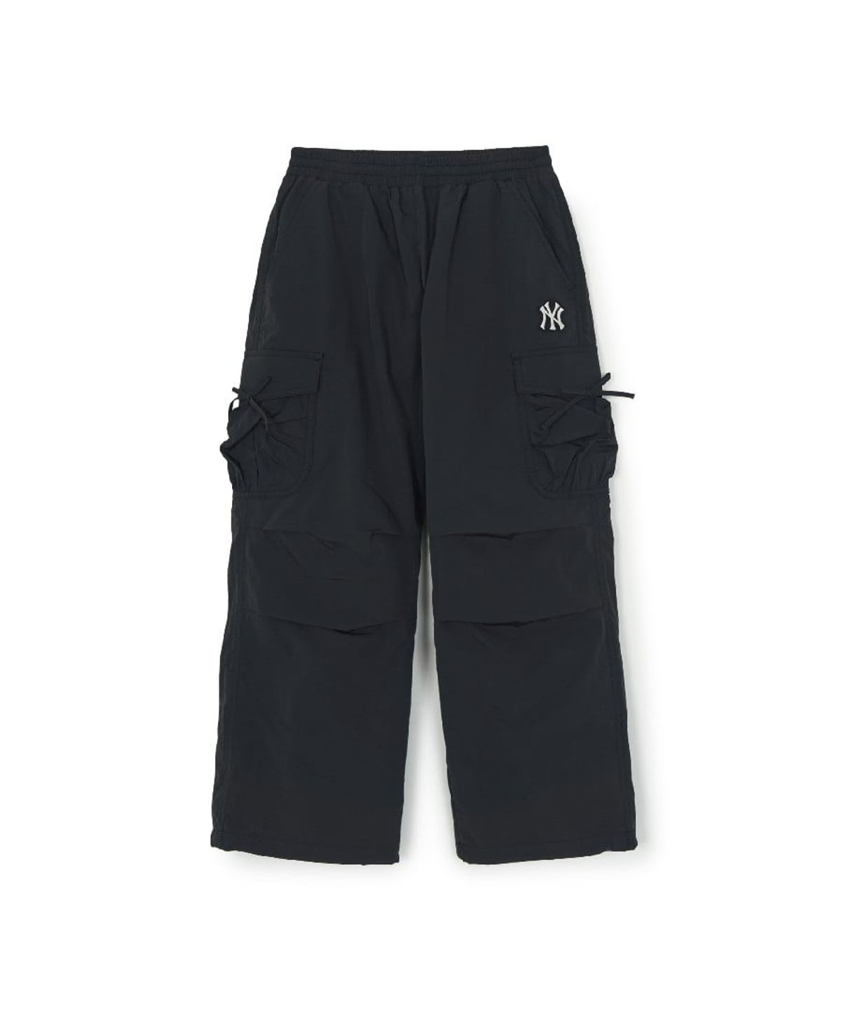 엠엘비 키즈(MLB KIDS) 걸즈 리본 카고 우븐팬츠 NY (Black)