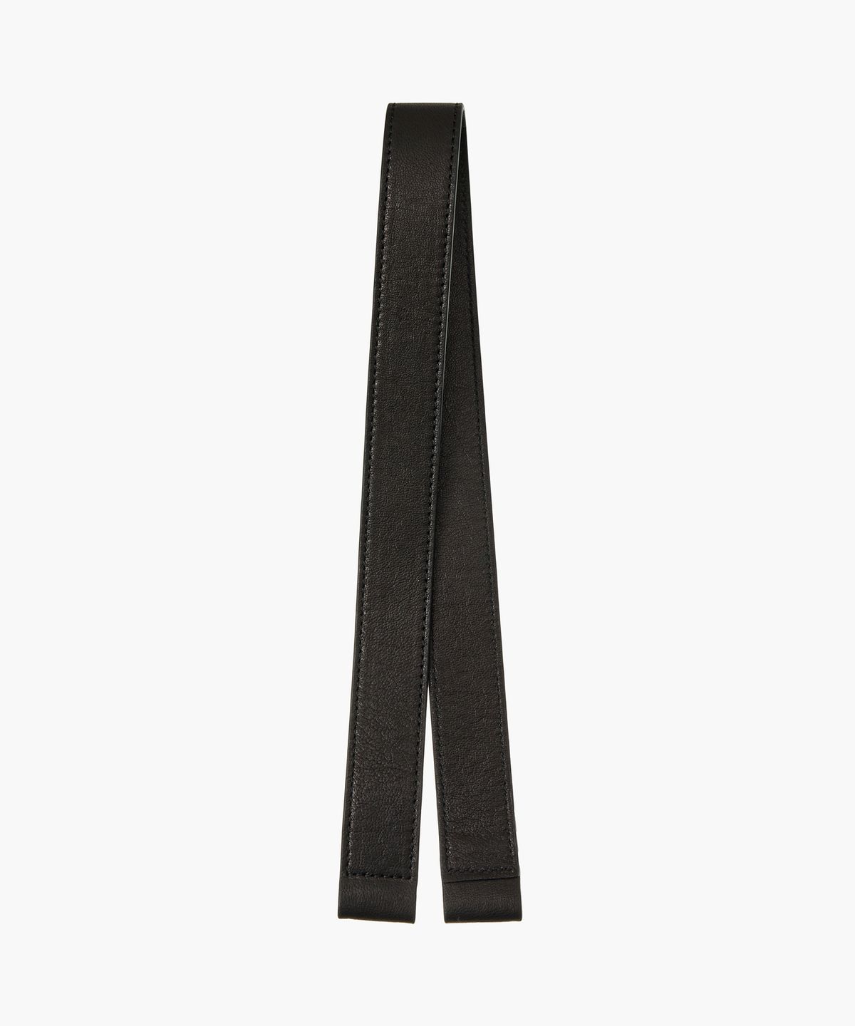 마지셔우드(MARGESHERWOOD) DUMPLING STRAP_black washed nappa