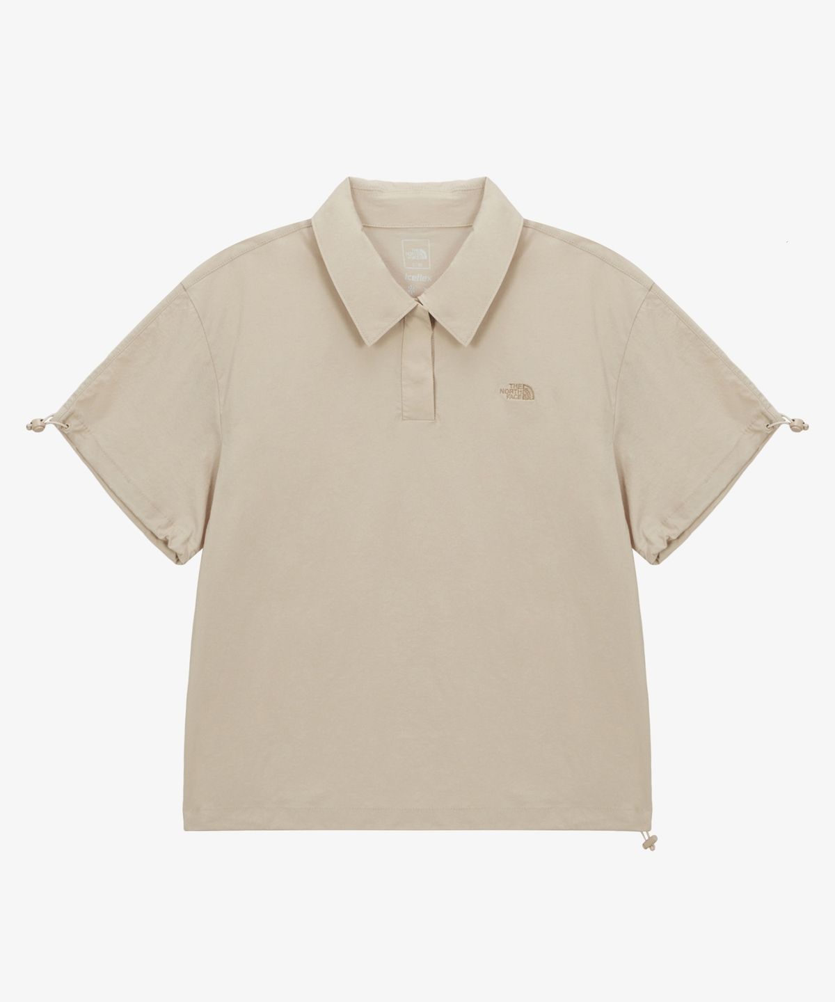 노스페이스(THE NORTH FACE) NT7PS45B 여성 프로스트 반팔 폴로 BEIGE