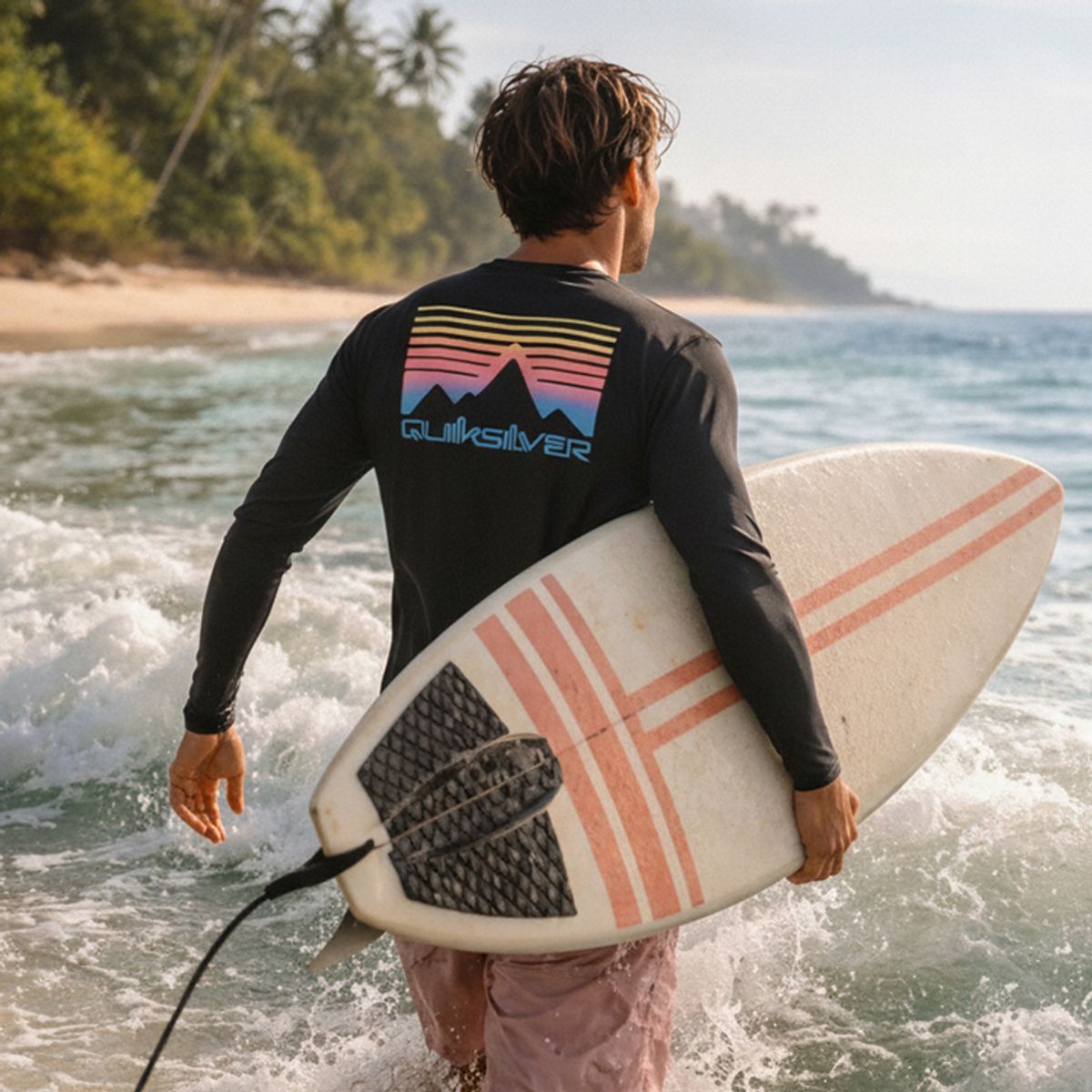 퀵실버(QUIKSILVER) 남성 루즈핏 래쉬가드 QS1143KMT