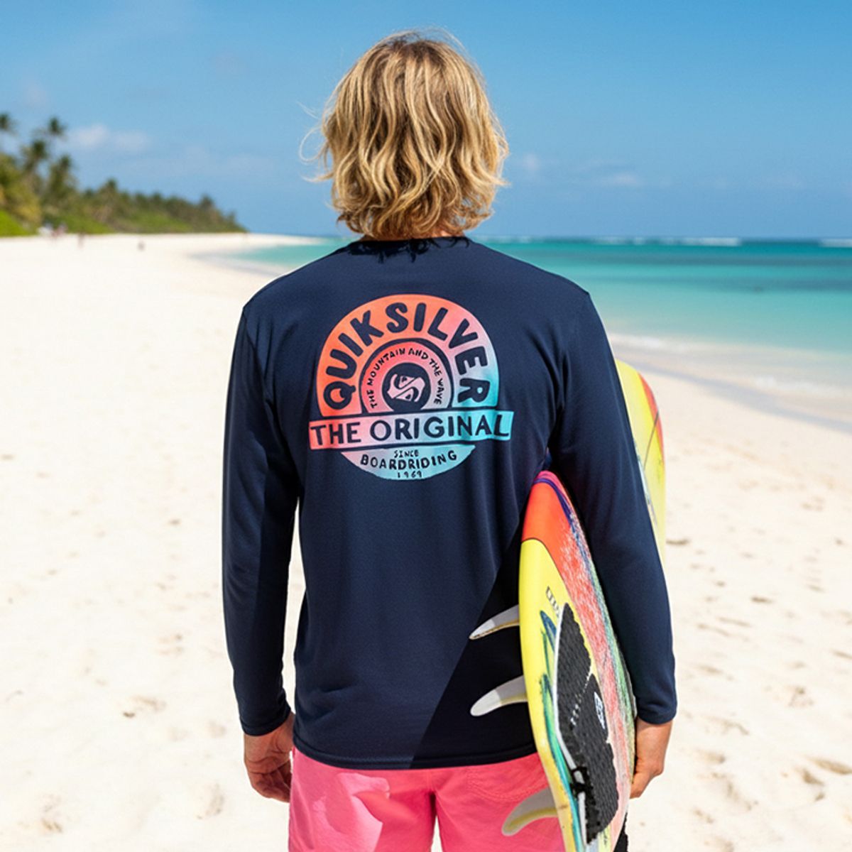 퀵실버(QUIKSILVER) 남성 루즈핏 래쉬가드 QS1144KMT