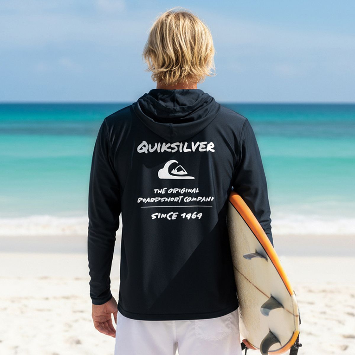퀵실버(QUIKSILVER) 남성 후드 래쉬가드 QS1147BMT