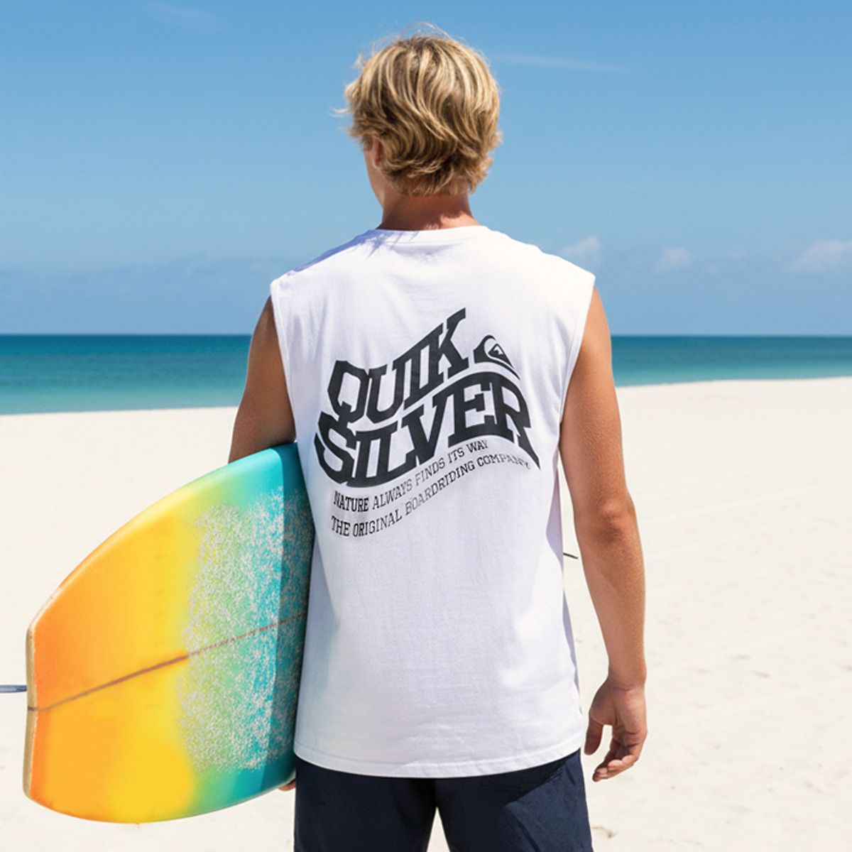 퀵실버(QUIKSILVER) 남성 민소매 래쉬가드 QS1154WMT