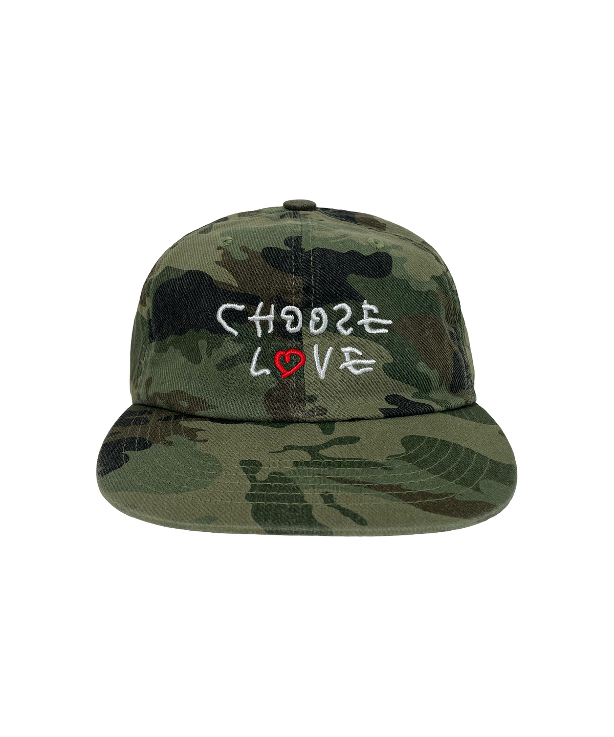 블룰루(BLUELUE) CHOOSE LOVE CAP (camo)