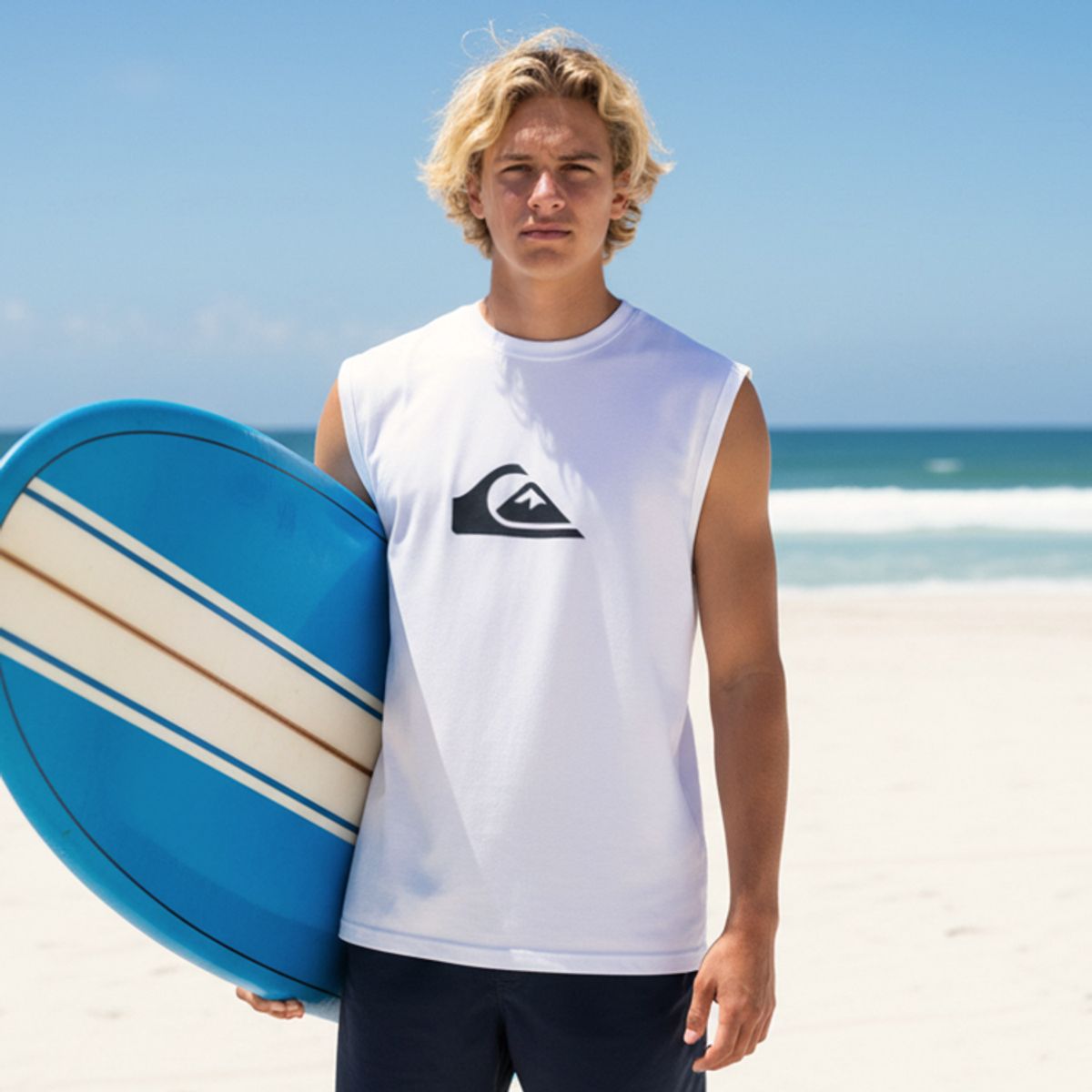 퀵실버(QUIKSILVER) 남성 민소매 래쉬가드 QS1151WMT