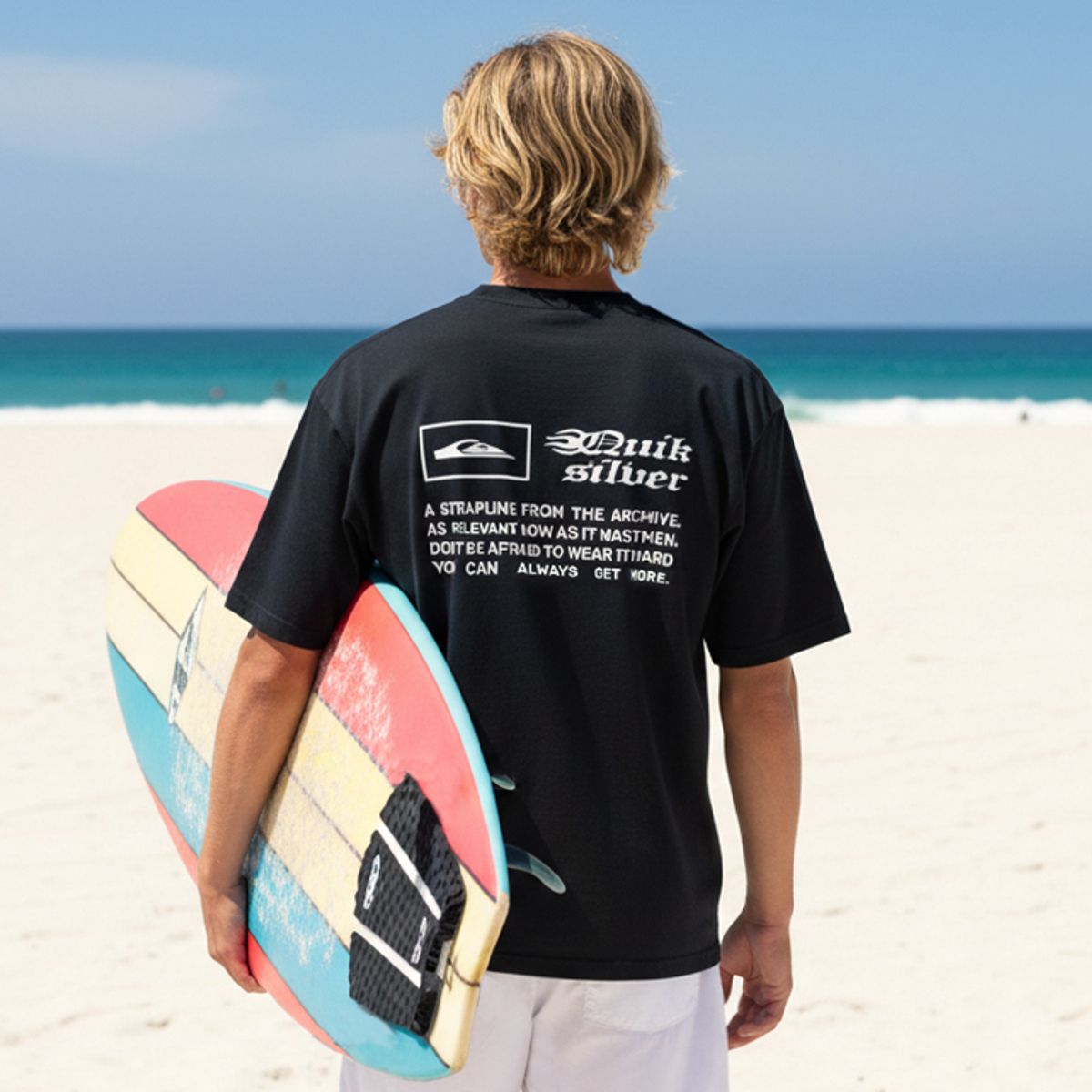 퀵실버(QUIKSILVER) 남성 반팔 래쉬가드 QS1150BMT