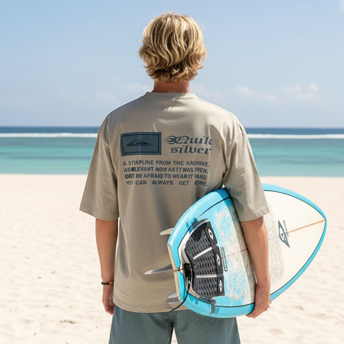 퀵실버(QUIKSILVER) 남성 반팔 래쉬가드 QS1150KMT