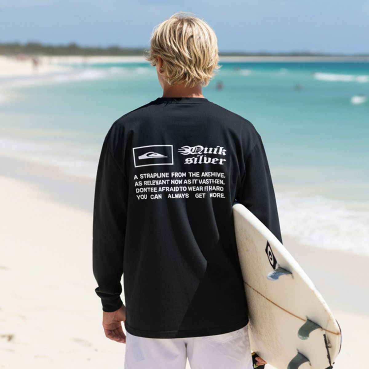 퀵실버(QUIKSILVER) 남성 루즈핏 래쉬가드 QS1149BMT