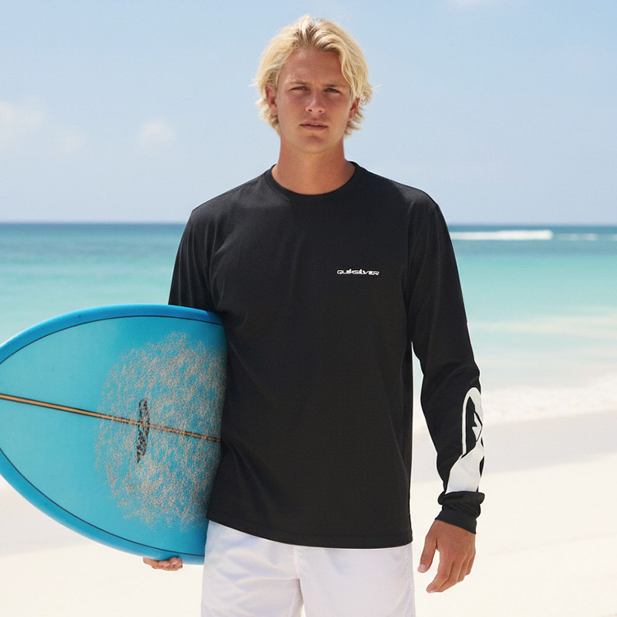 퀵실버(QUIKSILVER) 남성 루즈핏 래쉬가드 QS1153BMT