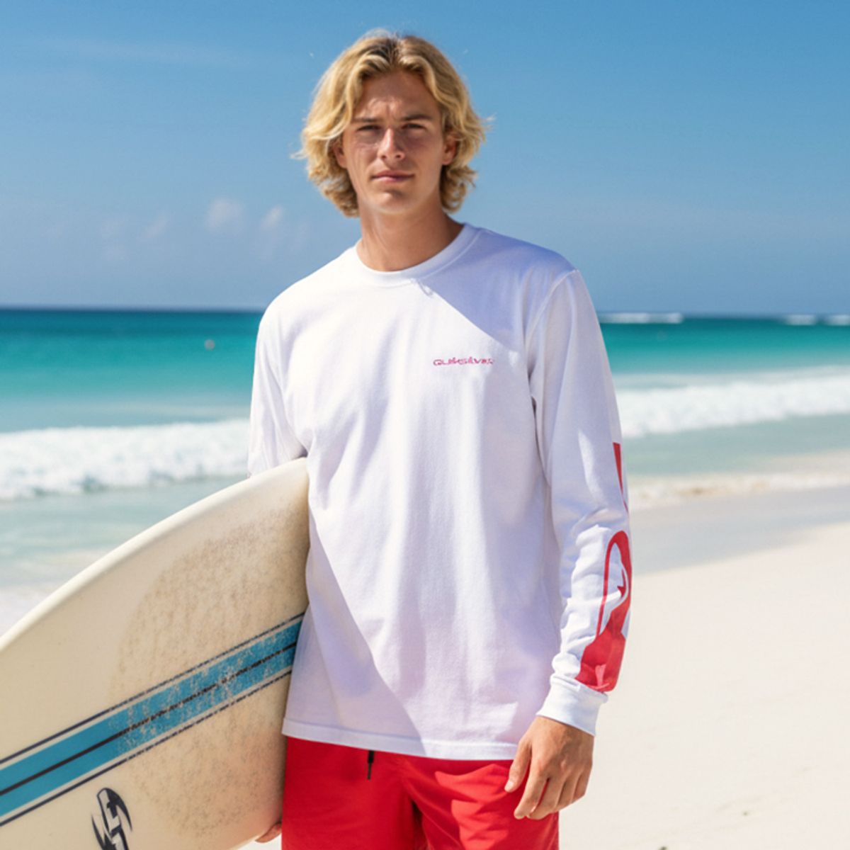 퀵실버(QUIKSILVER) 남성 루즈핏 래쉬가드 QS1153WMT